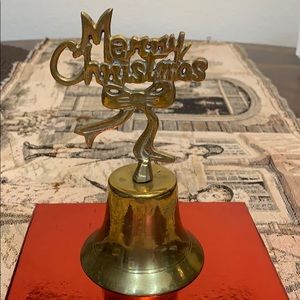 #366 Vintage Christmas bell